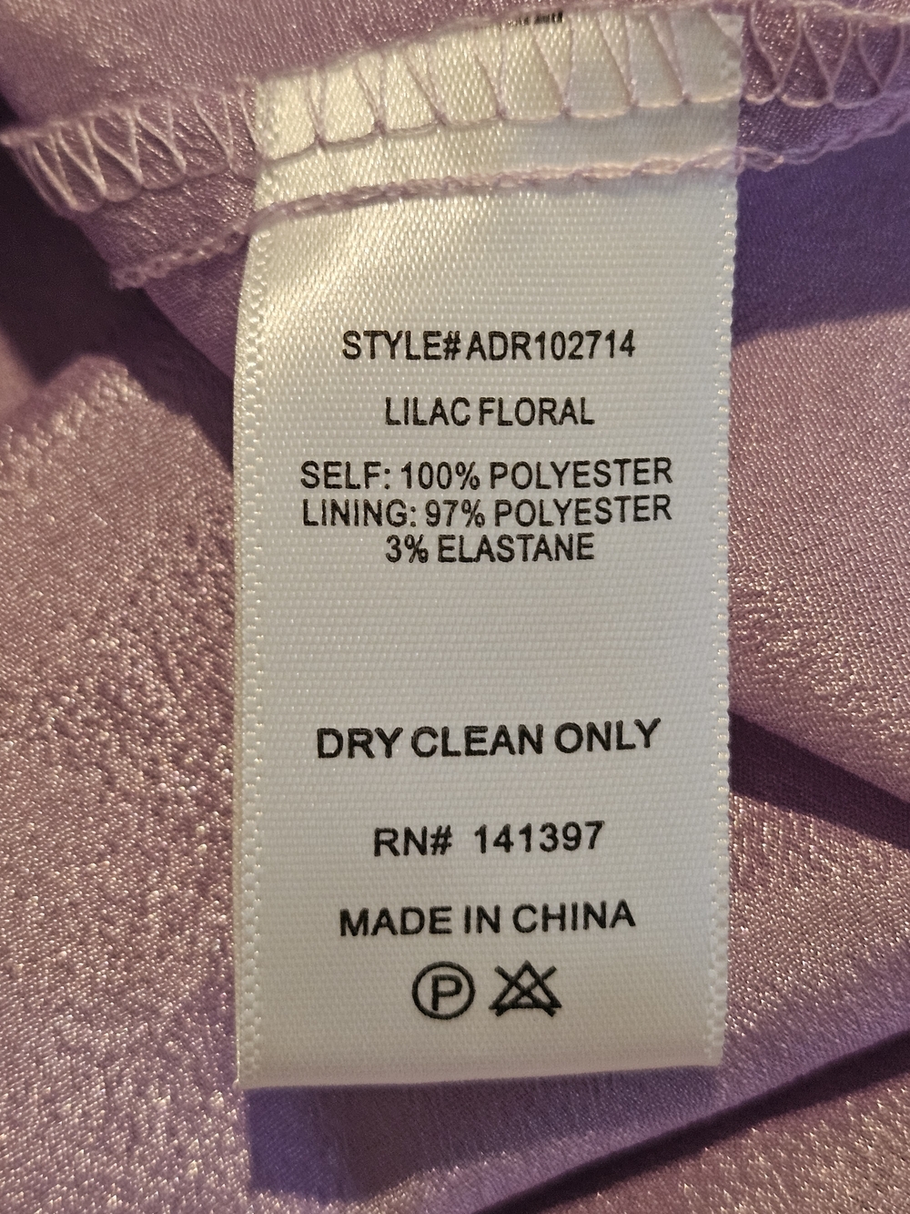 NWT Astr Pleated Midi Dress Size S Lavender Purple Floral Preppy Feminine - Picture 8 of 11